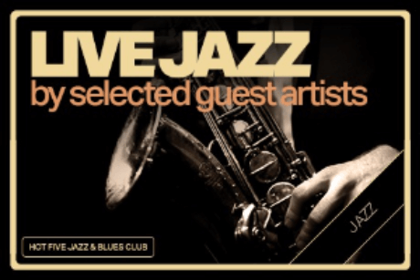 Live Jazz  by selected guest artists