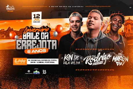 BAILE DA ERREJOTA Aniversário 6 Anos