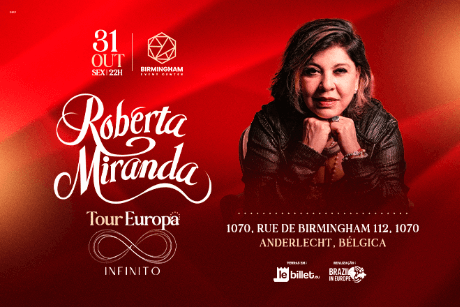ROBERTA MIRANDA EM BRUXELAS