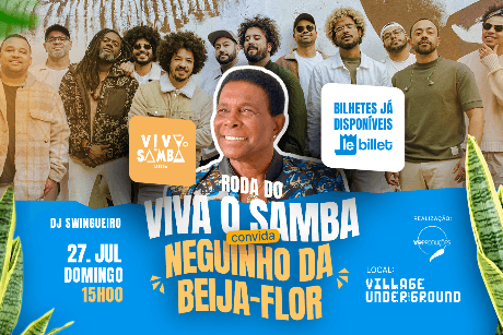 Roda do Viva o Samba convida Neguinho da Beija-flor no Village Underground