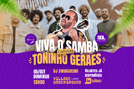Roda do Viva o Samba convida Toninho Geraes Village Underground