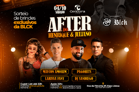 AFTER DO HENRIQUE &  JULIANO 