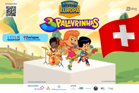 3 PALAVRINHAS pela 1ª vez na Europa (SUÍÇA - CH)