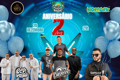 PAGODE DO NADA ESPECIAL 2º ANIVERSÁRIO D'REZENHA PARTICIPAÇÃO DE SAMUCA TOPÁZIO E BATE PALMA AÍ