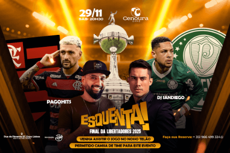 ESQUENTA DA LIBERTADORES 2025 no Cenoura Expo!