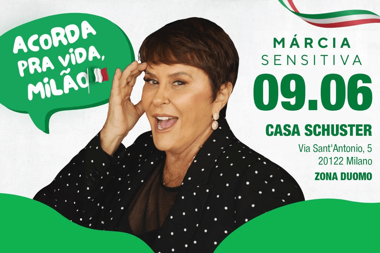 Márcia Sensitiva - Acorda Pra Vida Milão