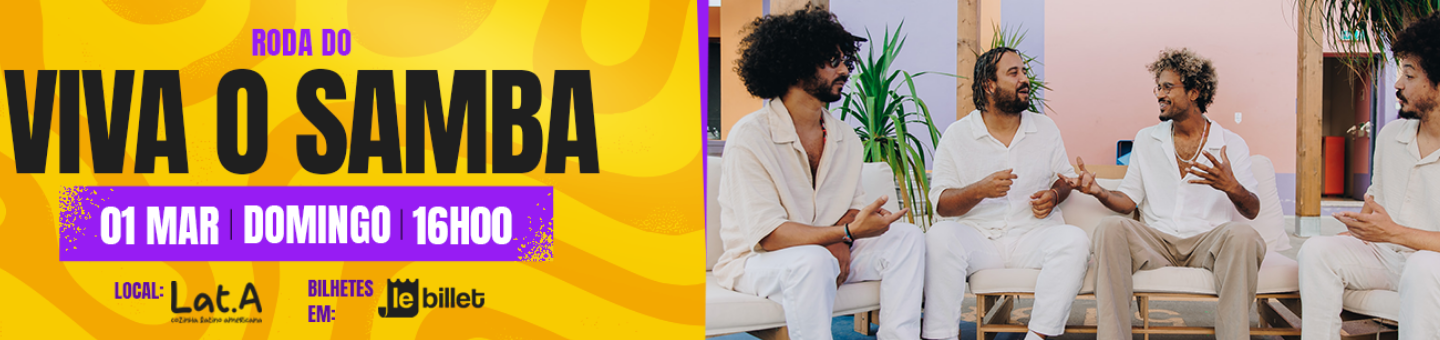 Roda do Viva o samba no Lat.a
