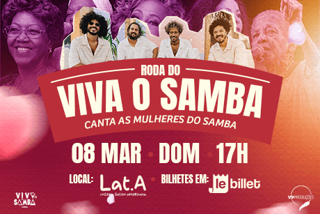 Roda do viva o samba canta as mulheres do samba