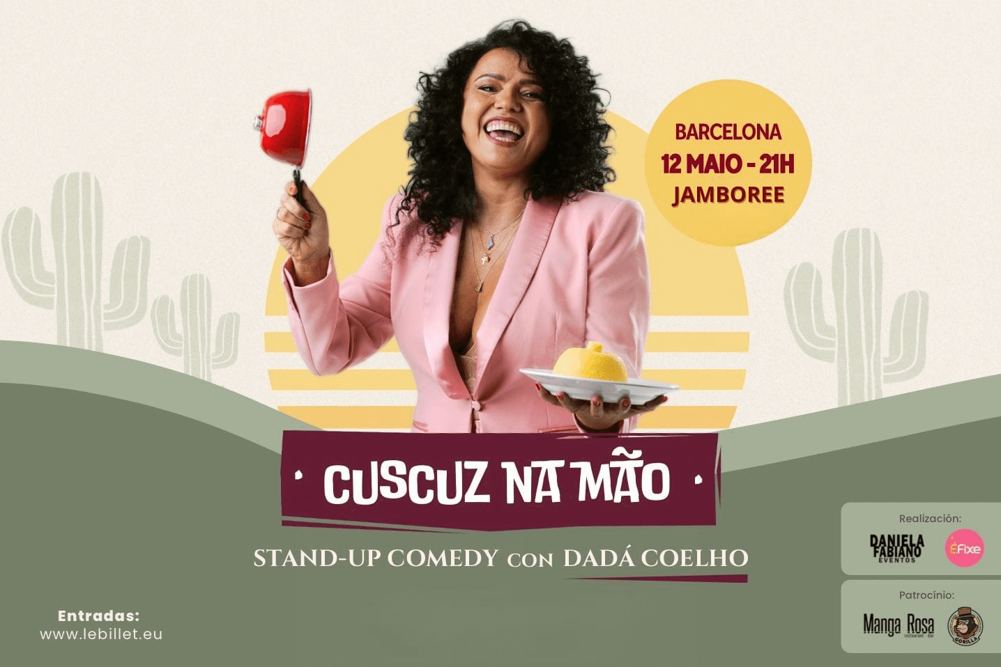 DADÁ COELHO APRESENTA CUSCUZ NA MÃO STAND-UP COMEDY