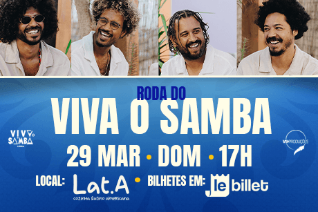 Roda do Viva o Samba no Lat.a