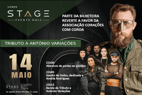 Tributo a António Variações Inauguração da Sala Lisbon Stage - Events Hall
