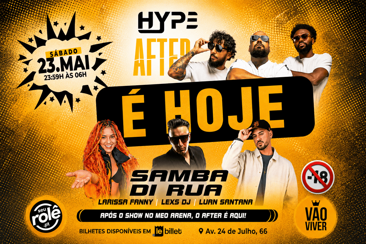 After| Seu Rolê + Vão Viver O after é na Hype!