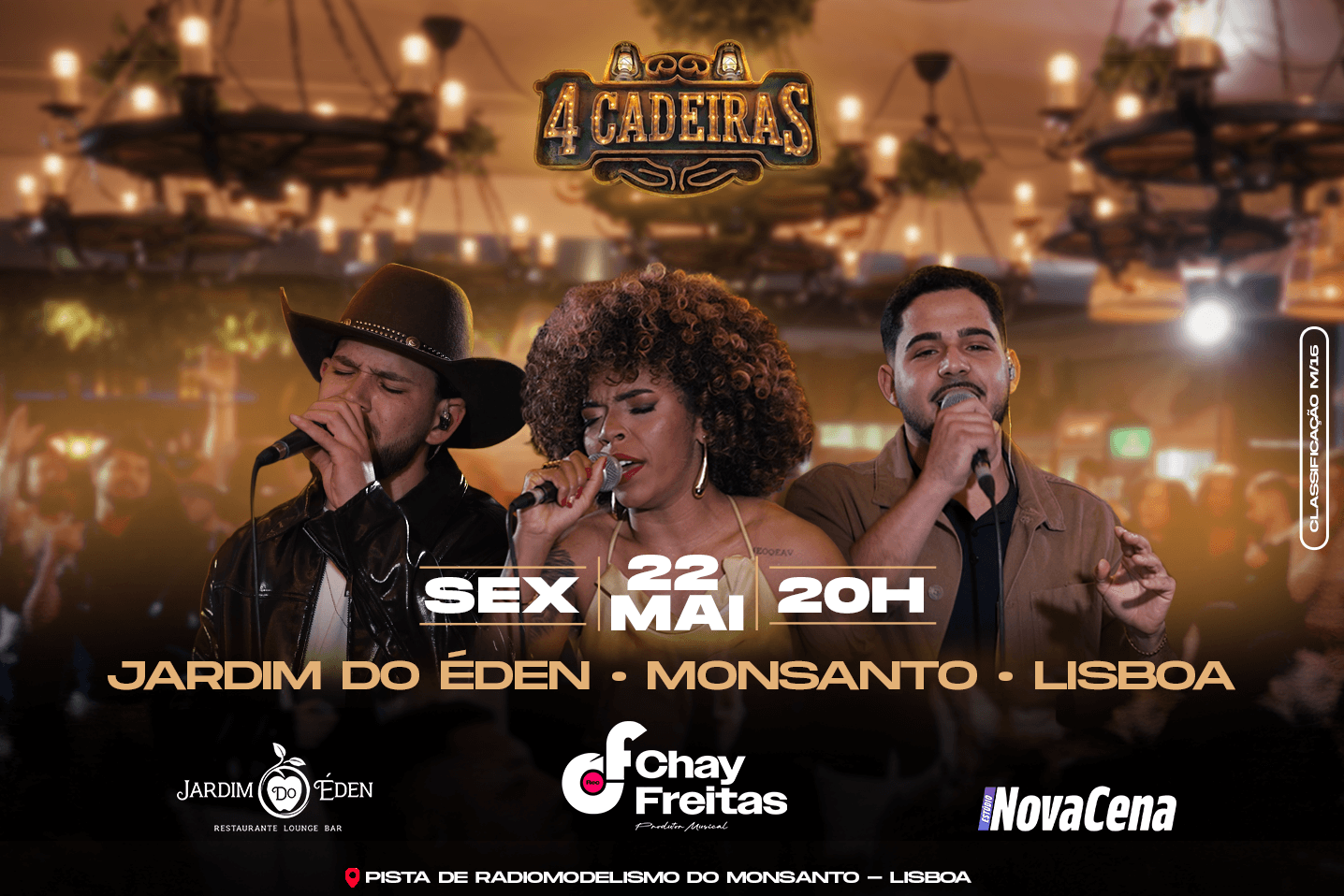 4 Cadeiras Evento Sertanejo segunda edição