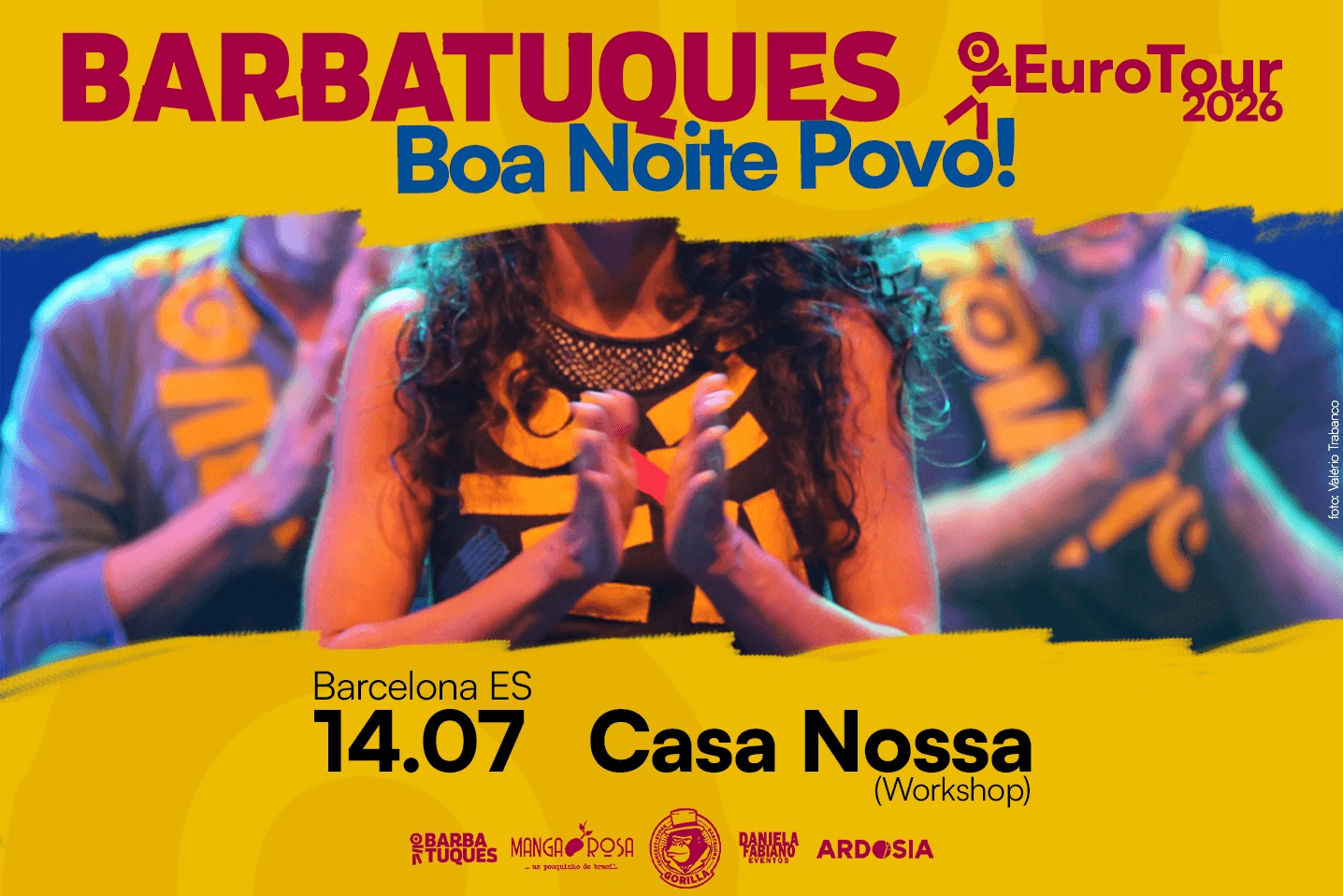 Barbatuques Eurotour 2026