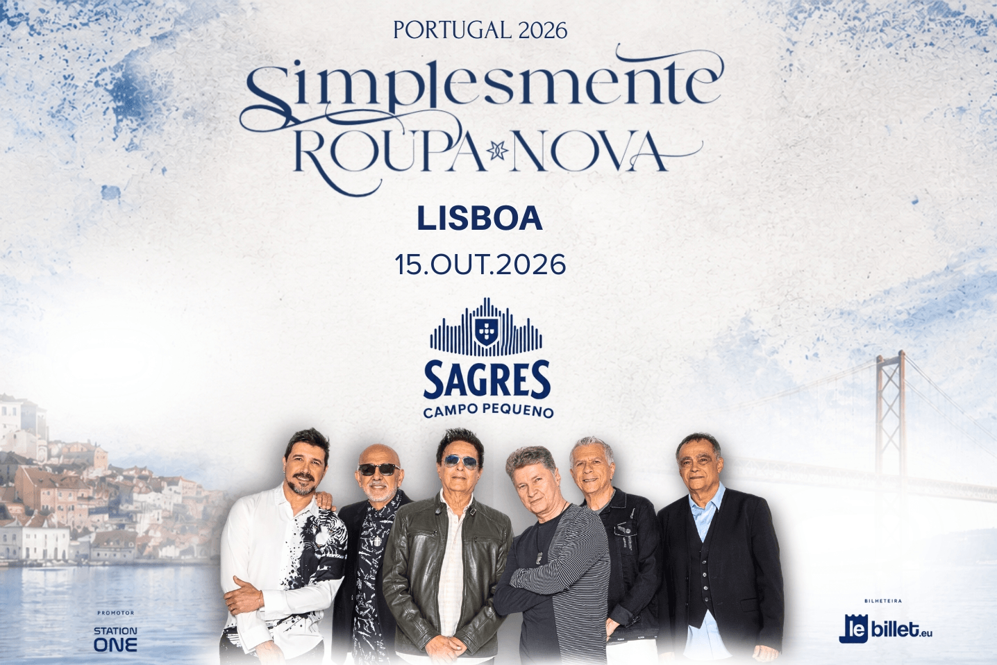 Simplesmente Roupa Nova Tour 2026 - Lisboa