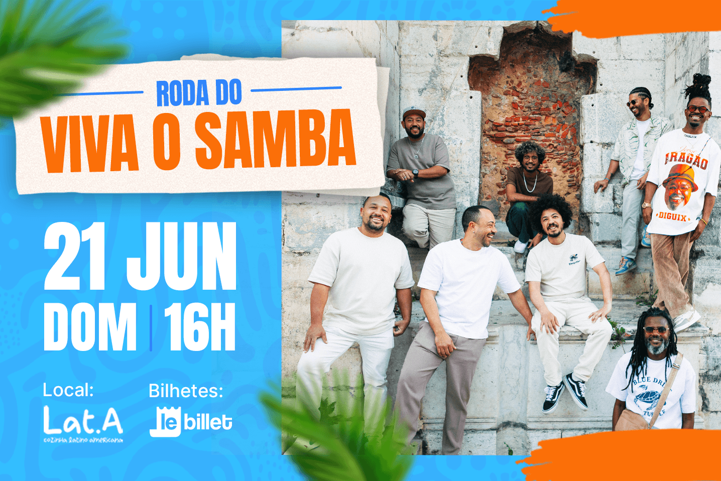 Roda do Viva o Samba no Lat.a