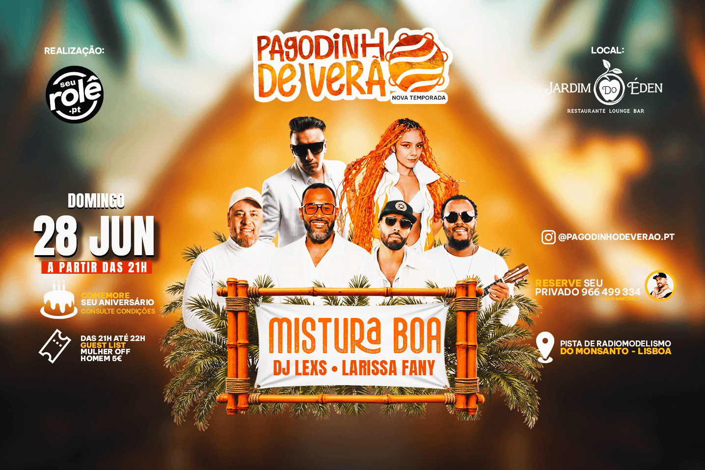 Pagodinho de Verão O melhor PAGODE Open Air de Lisboa!!