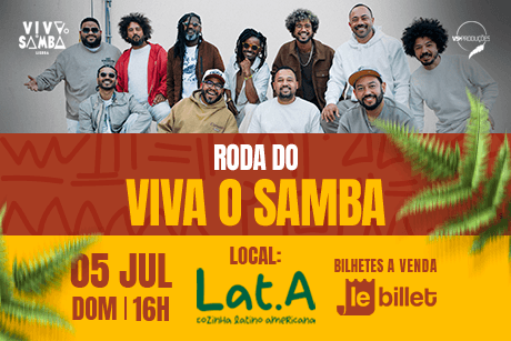 Roda do Viva o Samba no Lat.a