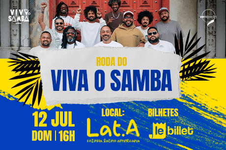 Roda do Viva o Samba no Lat.a