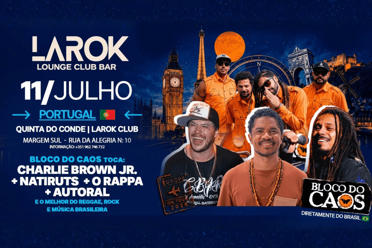 Bloco do Caos em Portugal - LAROK Lounge Club Bar