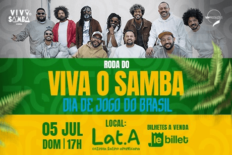 Roda do Viva o Samba no Lat.a