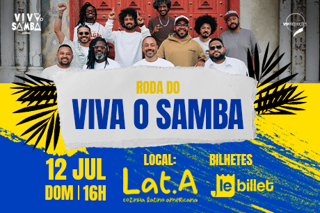 Roda do Viva o Samba no Lat.a
