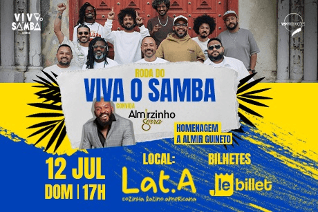 Roda do Viva o Samba no Lat.a