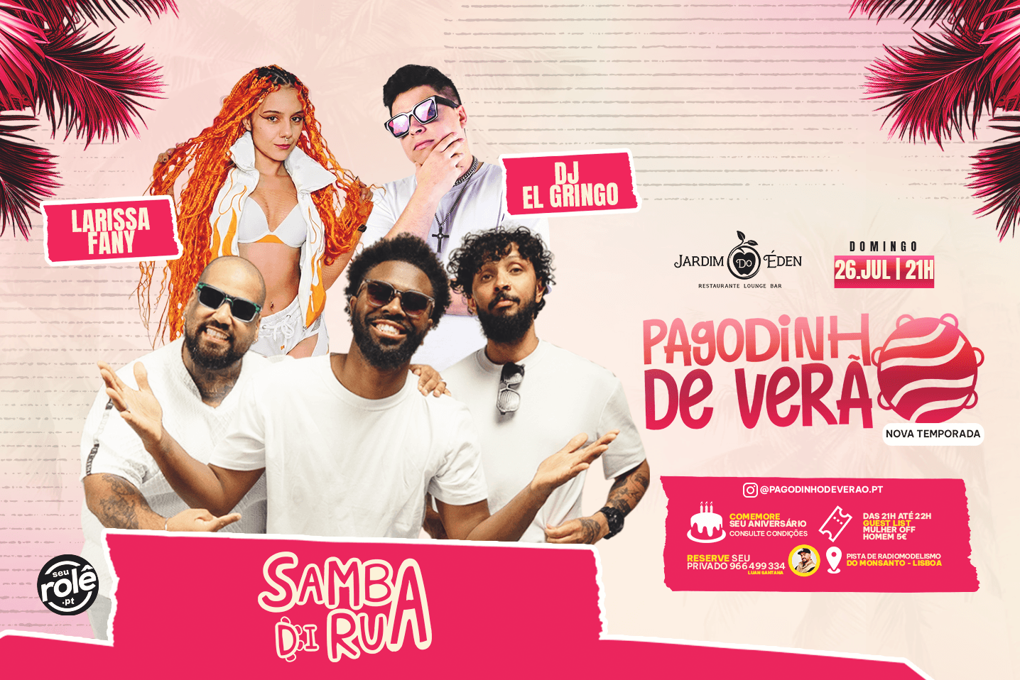 Pagodinho de Verão O melhor Pagode Open Air de Lisboa!!
