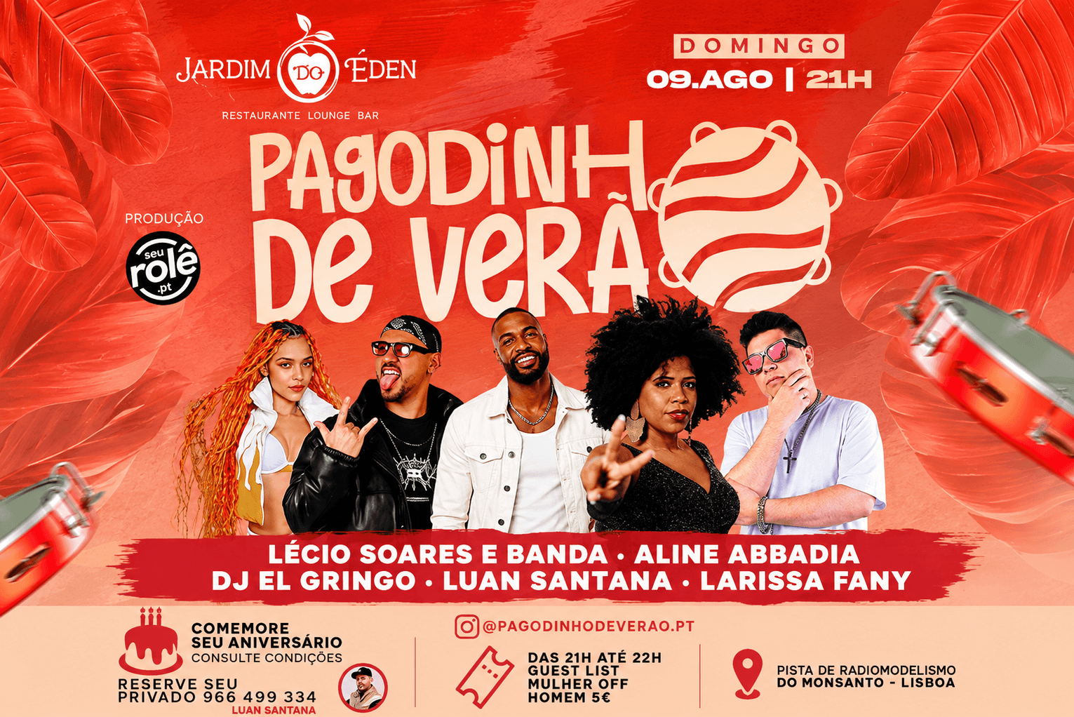 Pagodinho de Verão O melhor pagode open air de Lisboa!