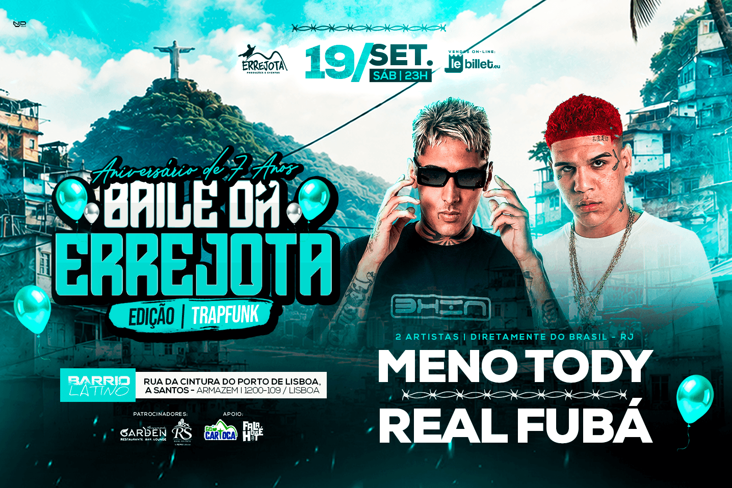 Baile da errejota 7 anos edição trap funk