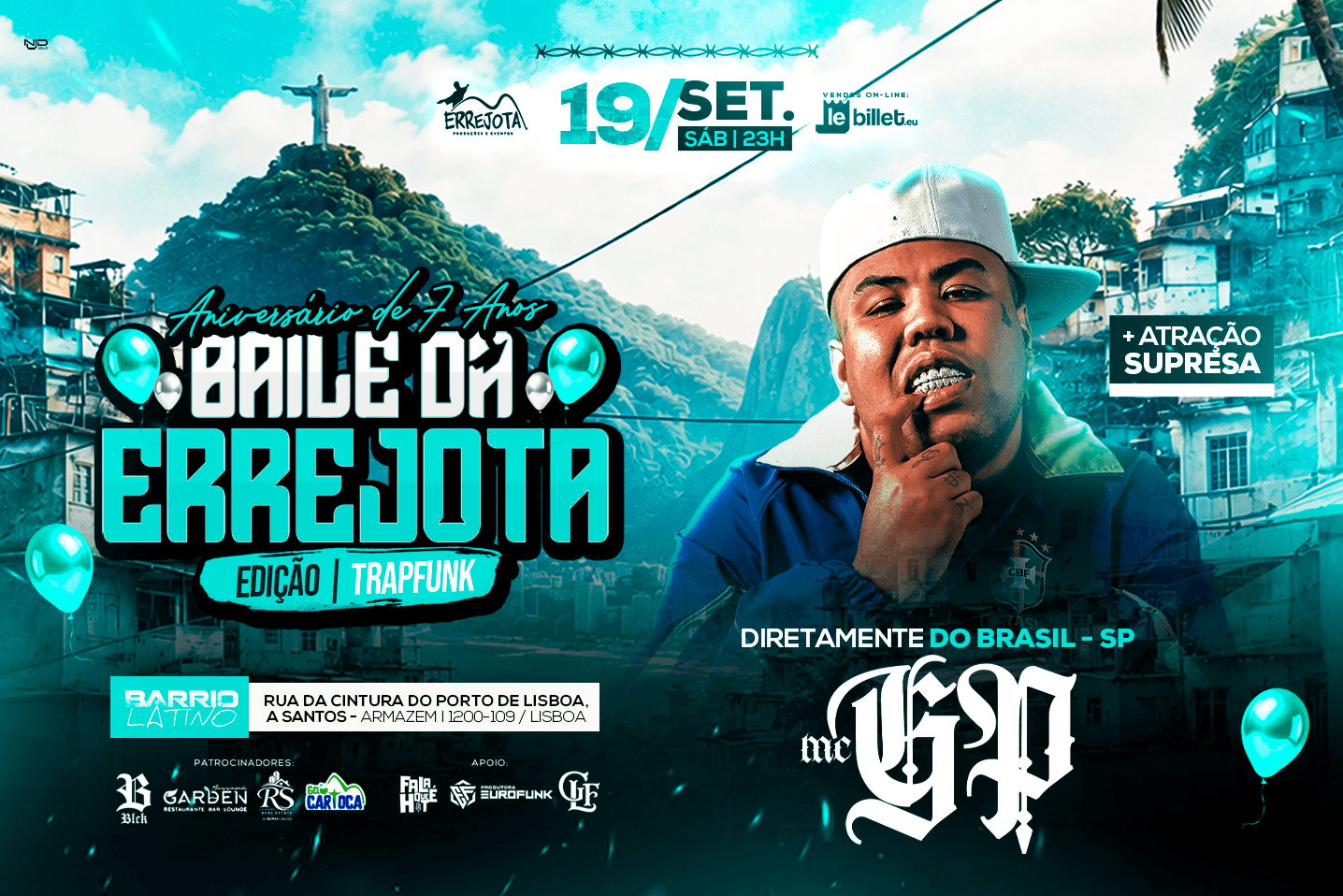 Baile da errejota 7 anos edição trap funk
