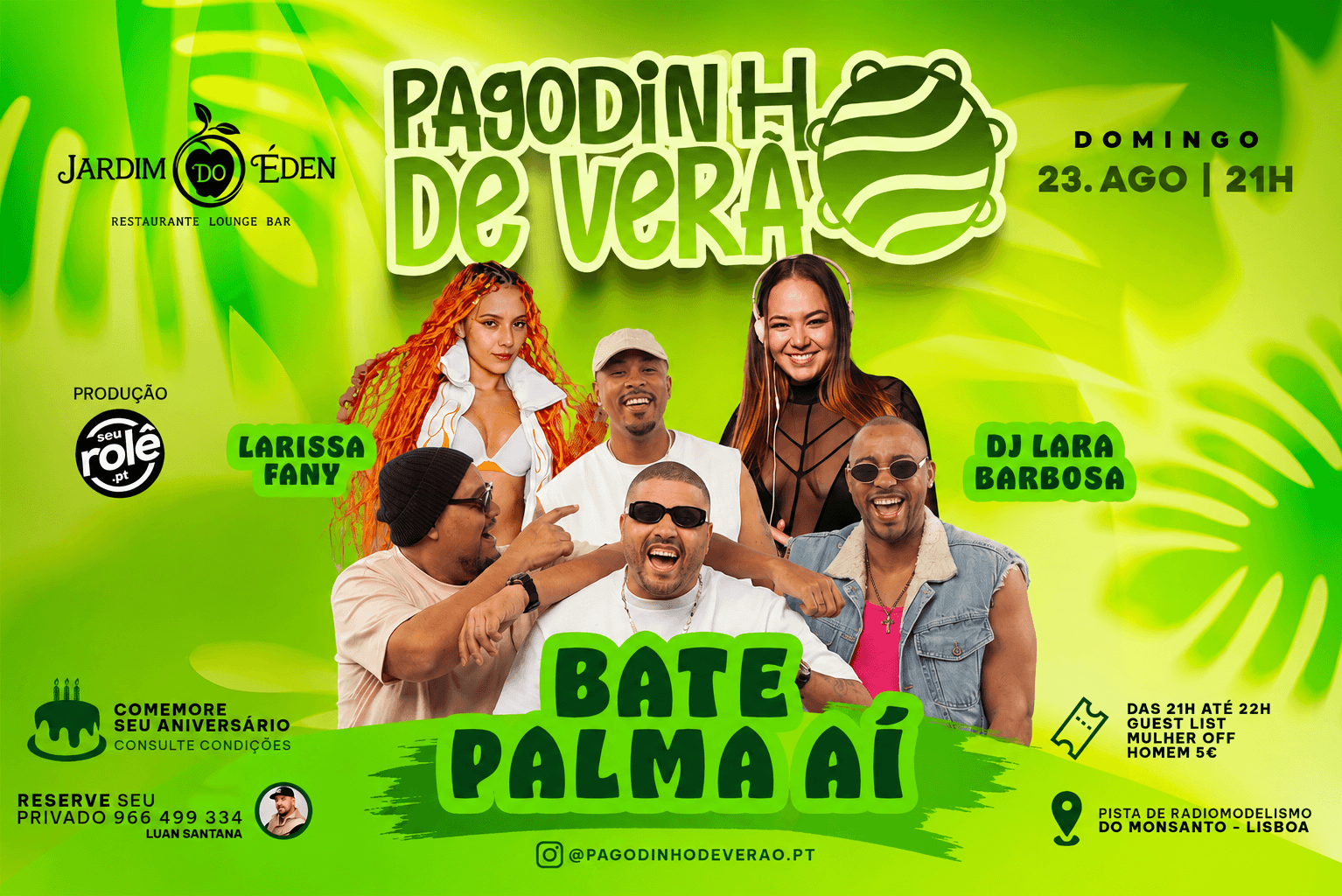 Pagodinho de Verão O melhor pagode open air de Lisboa!