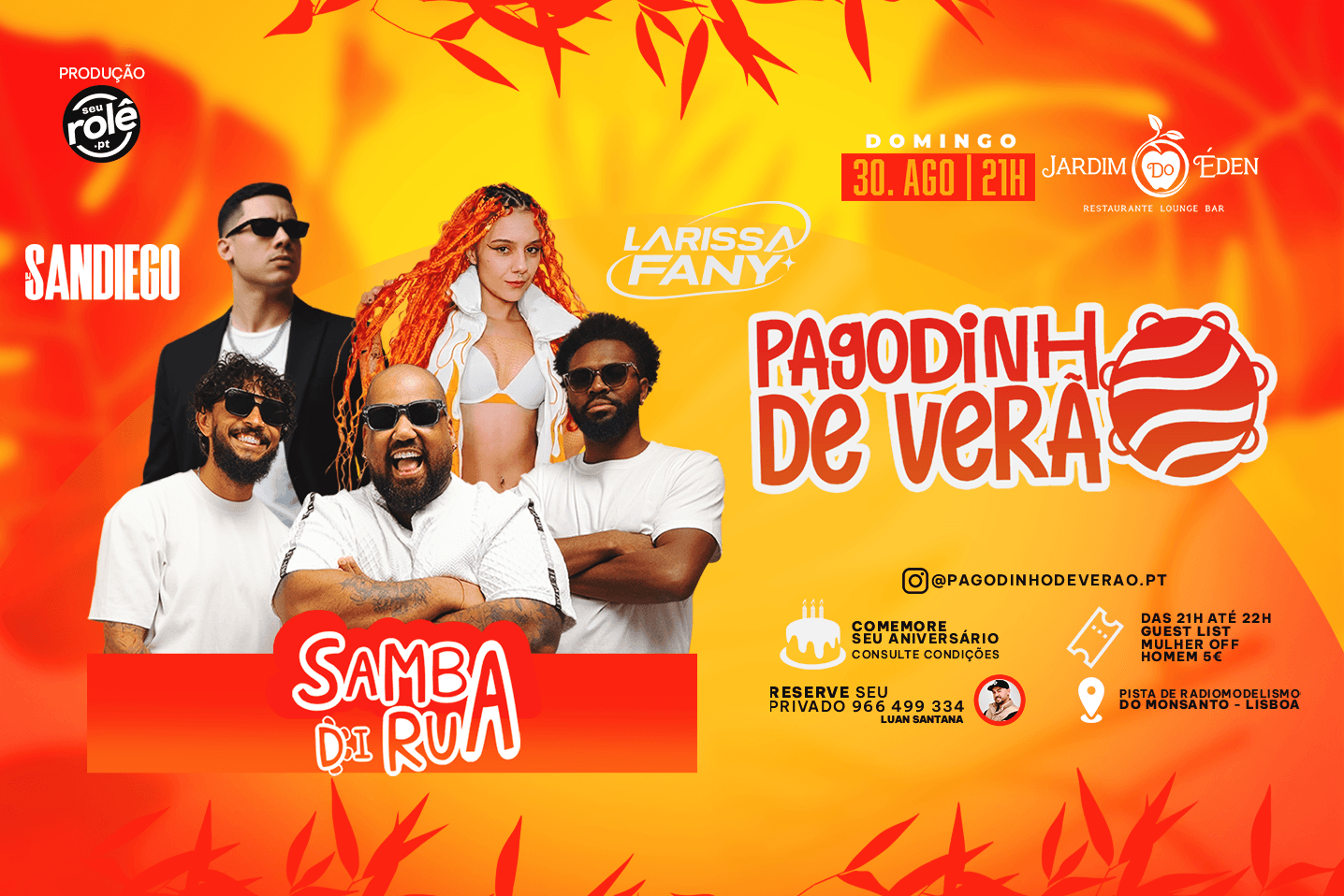Pagodinho de Verão O melhor pagode de Lisboa!