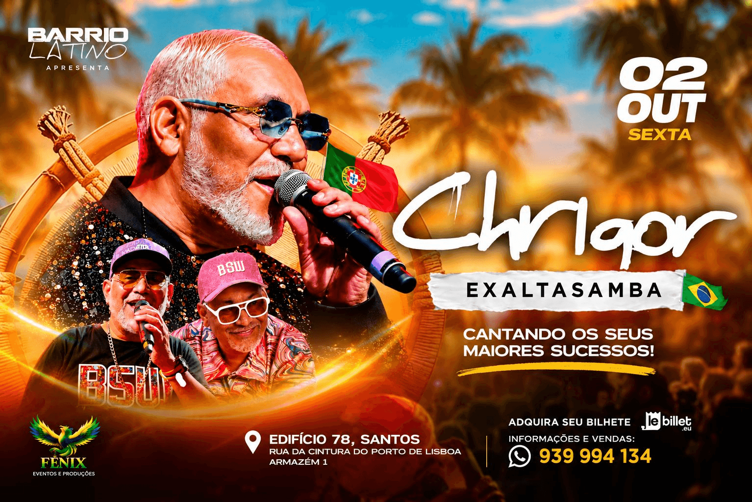 Chrigor Exalta O Samba Uma noite de muito pagode e grandes sucessos
