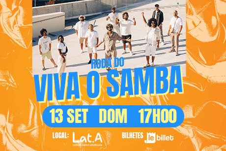 Roda do Viva o Samba no Lat.a