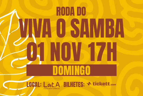 Roda do Viva o Samba no Lat.a