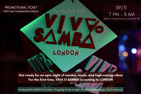 Viva o Samba Lisboa em Londres